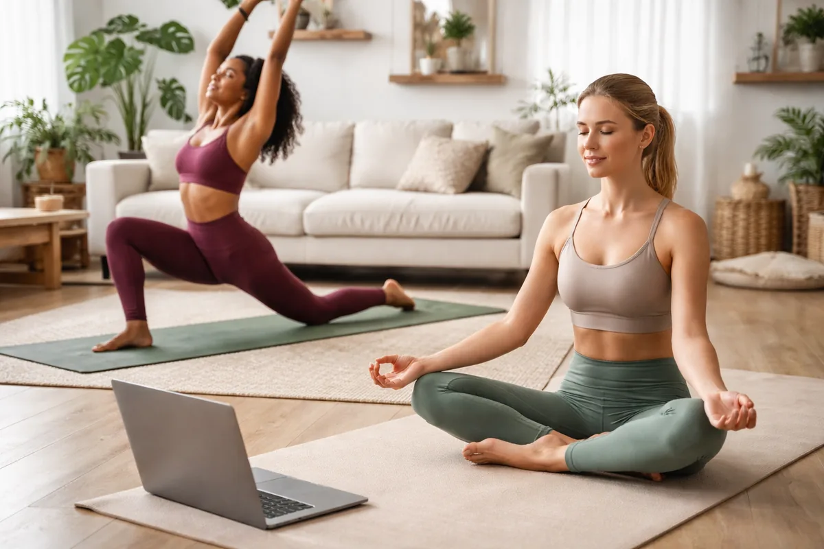 Comment pratiquer le yoga en ligne avec différents styles et postures