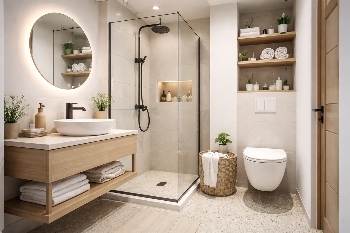 Comment réussir l'aménagement d'une petite salle de bain