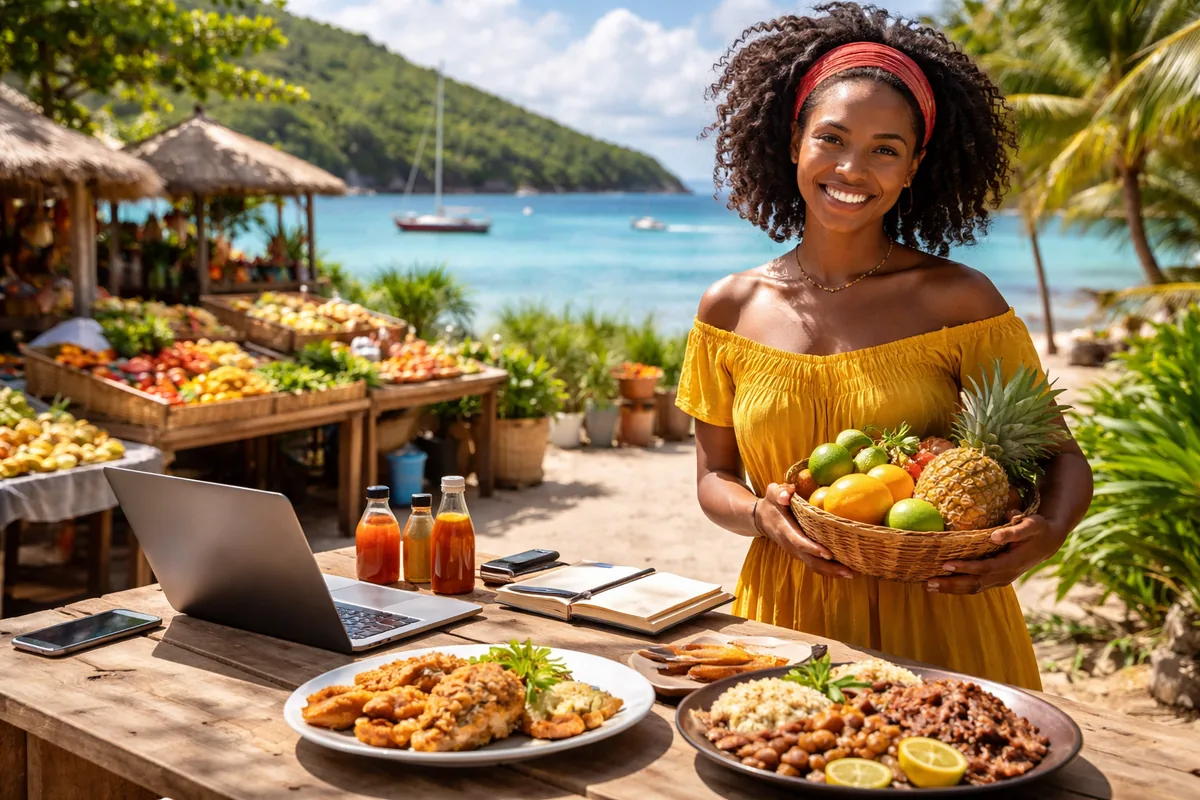 Comment explorer les Antilles à travers l'entrepreneuriat et la gastronomie créole